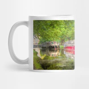 Longboats on the Grand Canal, Dublin, Ireland Mug